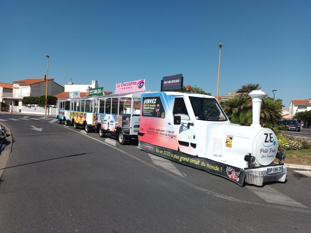 Le Victoria'S Beach Barcares - Parking Prive - Direct Plage - 5 Minutes A Pied Du Lydia - 3 Personnes Le Barcarès Exterior foto